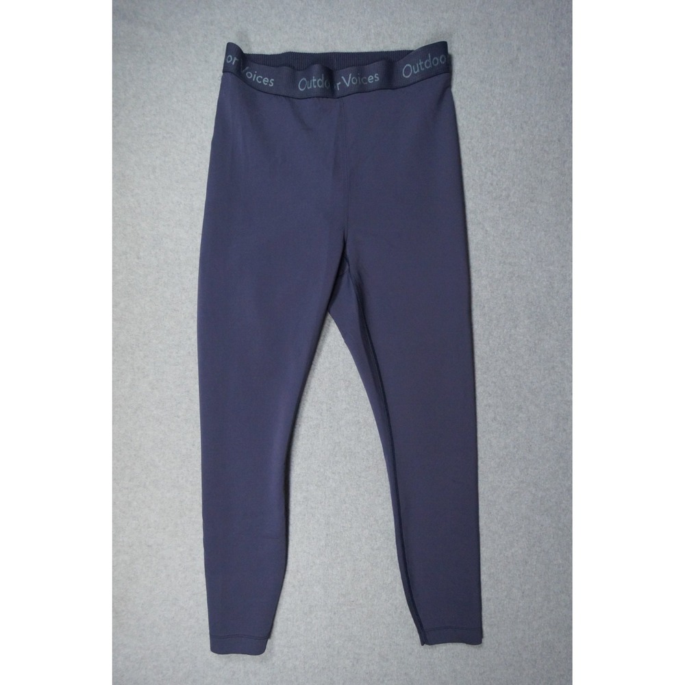 Outdoor Voices Legging Women Medium Blue High Rise Workout Yoga Gym Ladies